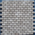 White travertine mosaic